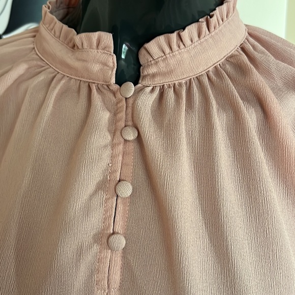 Pink ruffle detail top size 12 - Picture 6 of 10